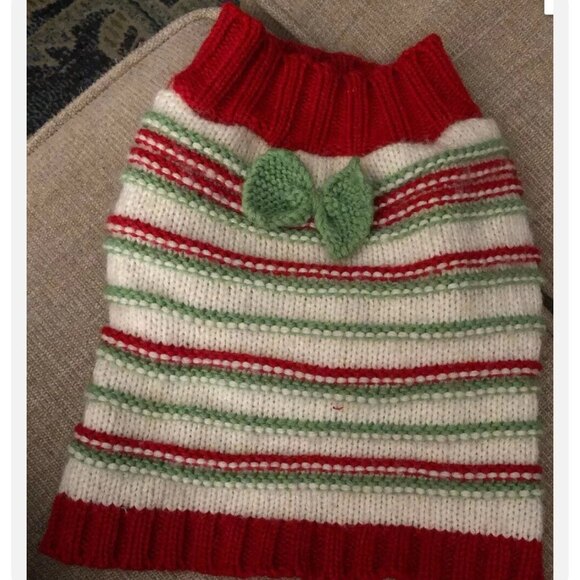 Dog Christmas sweater by Jabara size small 15–20 pounds - Picture 2 of 3
